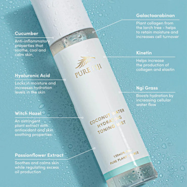 130ml Coconut  Water Hydrating Toning Mist